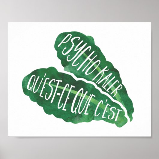 Poster Psycho Kaler (Devant)