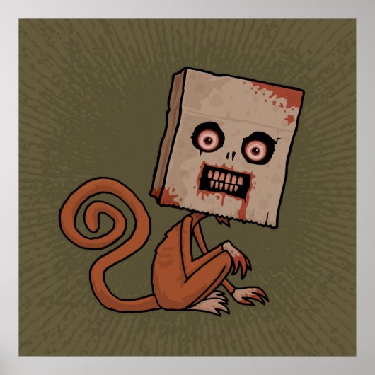 Poster Psycho Sack Singe (Devant)