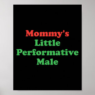 Poster Psychologie, Maman, Petite maman, Mal performatif