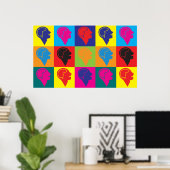 Poster Psychologie Pop Art (Bureau à domicile)