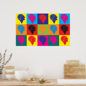 Poster Psychologie Pop Art (Cuisine)