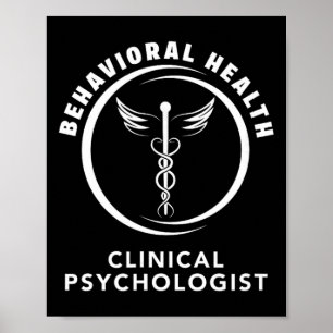 Poster Psychologue clinicien en santé mentale et comporte