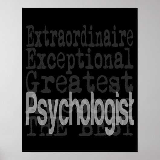 Poster Psychologue Extraordinaire (Devant)