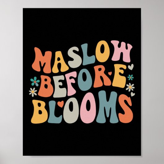 Poster Psychologue Maslow Avant Bloom Spirate Clro Enseig (Devant)
