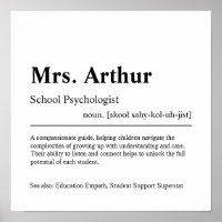 Psychologue scolaire Cadeau personnalisé