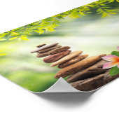 Poster Psychologue Thérapiste Zen Stones, Paysage (Coin)
