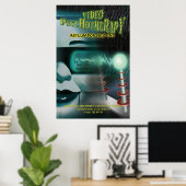 Poster Psychothérapie vidéo (Bureau à domicile)