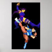 Poster Psylocke vs Chun Li (Devant)