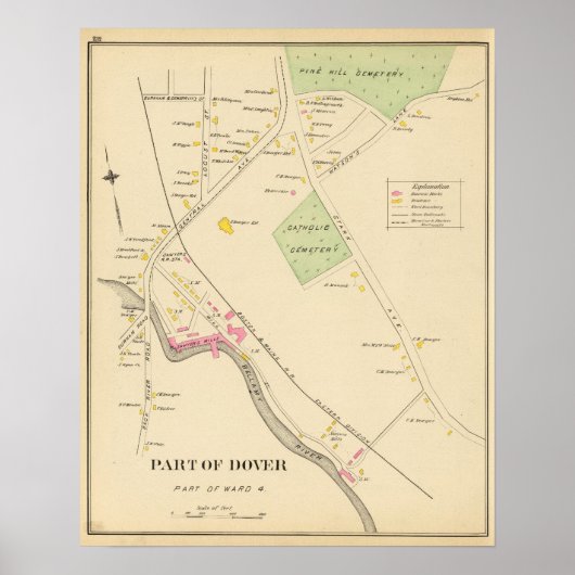 Poster Pt de Douvres, Ward 4 (Devant)