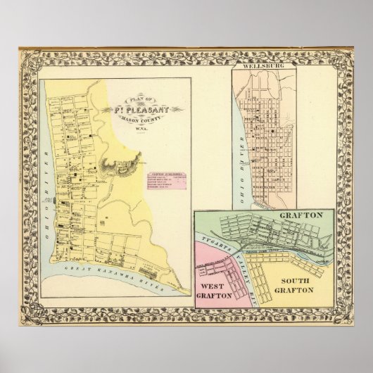 Poster Pt Pleasant, Virginie Occidentale (Devant)