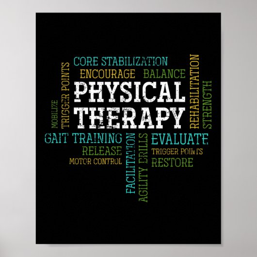 Poster Pta Physical Motivational Therapy Gift Physical Th (Devant)