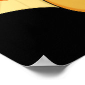 Poster Pterobly mignon Pterodactyl Pun Dark BG (Coin)