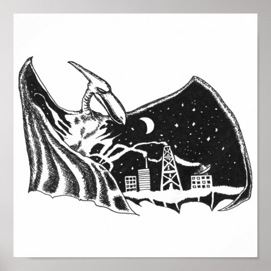 Poster Pterodactyléda (Devant)