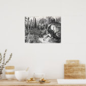 Poster Ptérodactyles Jurassiques (Cuisine)