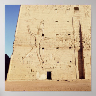 Poster Ptolemy XII  smiting his enemies