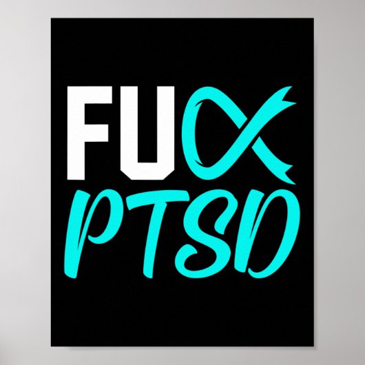 Poster Ptsd Post Traumatic Stress Disorder Sensibilisatio (Devant)