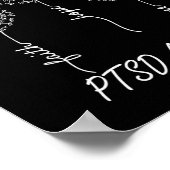 Poster Ptsd Sensibilisation Foi Espoir Amour Dandelion (Coin)