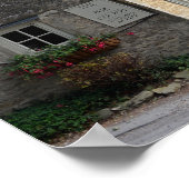 Poster Pub du village dans l'affiche Cotswolds (Coin)