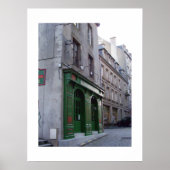 Poster Pub irlandais à St. Malo, France (Devant)