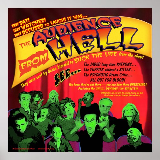 Poster Public De L'Affiche Hell Theater (Devant)
