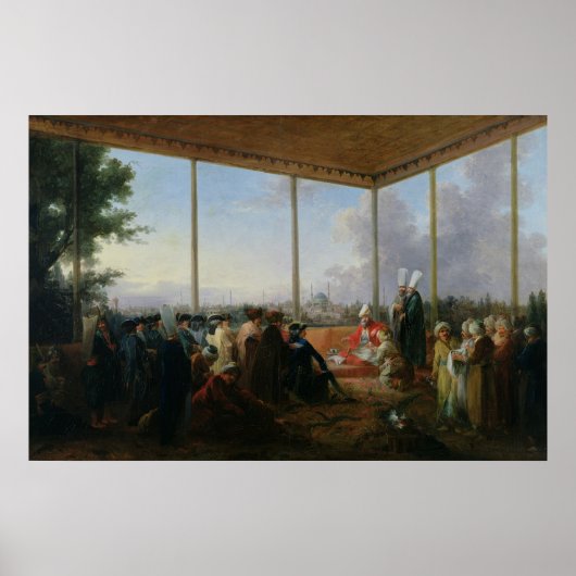 Poster Public donné à Constantinople (Devant)