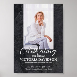 Poster Publication de l'annonce de funérailles sur Facebo