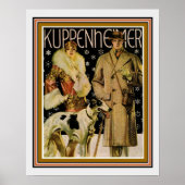 Poster publicitaire Art Déco Kuppenheimer 16 x 20 (Devant)
