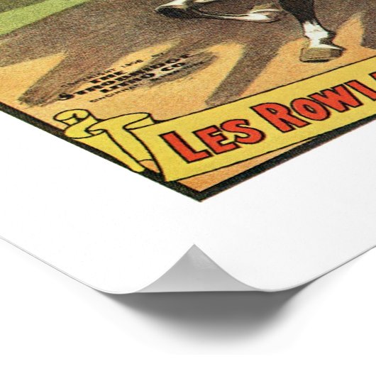 Poster publicitaire Barnum & Bailey Trick Riders (Coin)