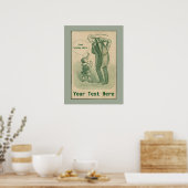 Poster publicitaire Chiropratique vintage (Cuisine)