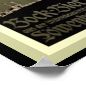 Poster publicitaire de bière Bock Lowenbrau 12 x 1 (Coin)