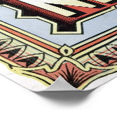 Poster publicitaire de Cunard Line New York et Liv (Coin)