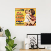 Poster publicitaire de la boutique de fournitures  (Bureau à domicile)