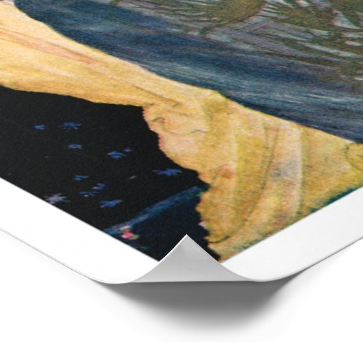 Poster publicitaire de mode vintage (Coin)