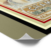 Poster publicitaire de Perrier Champagne 13 x 19 (Coin)