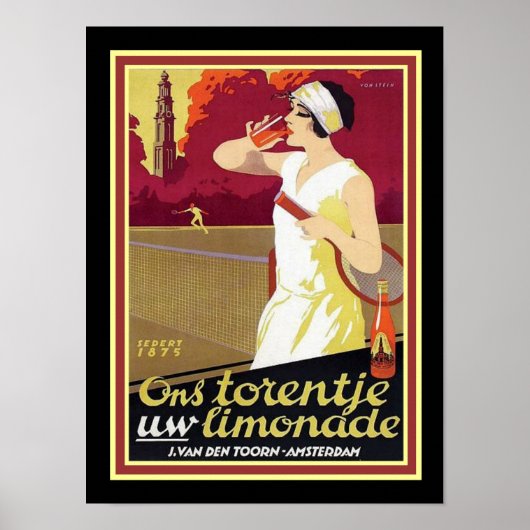 Poster publicitaire hollandais Déco Lemonade 12 x (Devant)