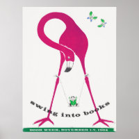 Poster publicitaire Livres vintages