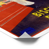 Poster publicitaire Paquet Pernot Vintage restauré (Coin)