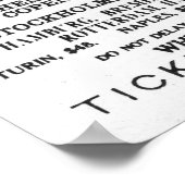 Poster publicitaire Titanic 3e classe (Coin)