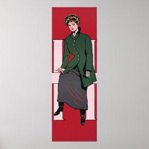 Poster publicitaire vintage Magazine