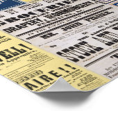 Poster publicitaire vintage ou pour Decoupage (Coin)