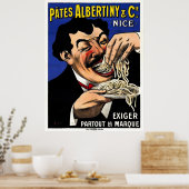 Poster publicitaire vintage Pasta (Cuisine)