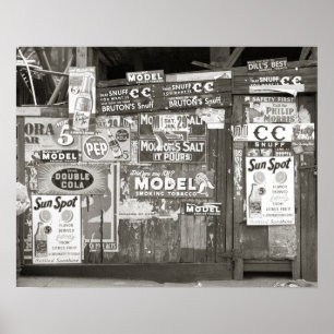 Poster Publicité ancienne, 1938