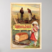 Poster Publicité ancienne pour la farine (Devant)