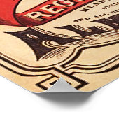 Poster Publicité ancienne pour régulateur hépatique (Coin)