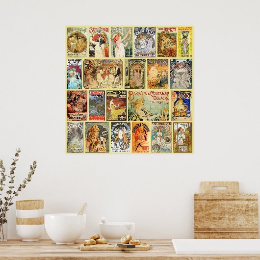 Poster Publicité Art Nouveau (Cuisine)