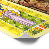 Poster Publicité Art Nouveau vintage (Coin)