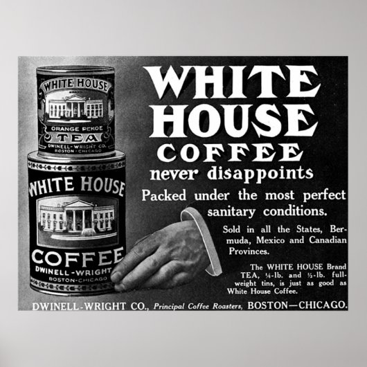 Poster Publicité au café (Devant)