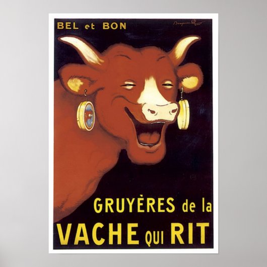 Poster Publicité au fromage Gruyere Français (Devant)