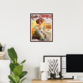 Poster Publicité Cognac vintage (Bureau à domicile)