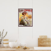 Poster Publicité Cognac vintage (Cuisine)